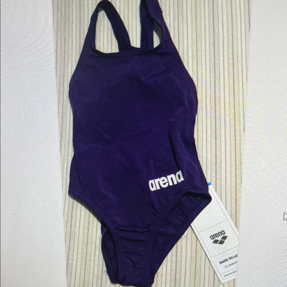 ARENA GIRL ONE PIECE SWIMSUIT PURPLE US SIZE (18) AUS SIZE (4-5) - Picture 1 of 5